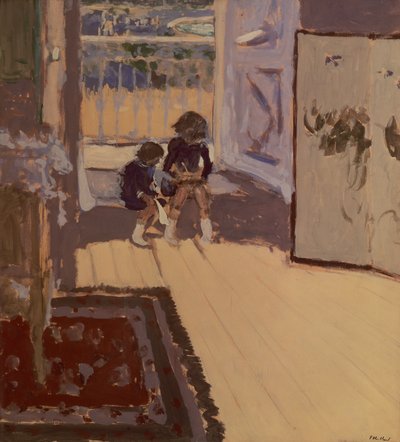 Kinder in einem Zimmer, 1893 von Edouard Vuillard